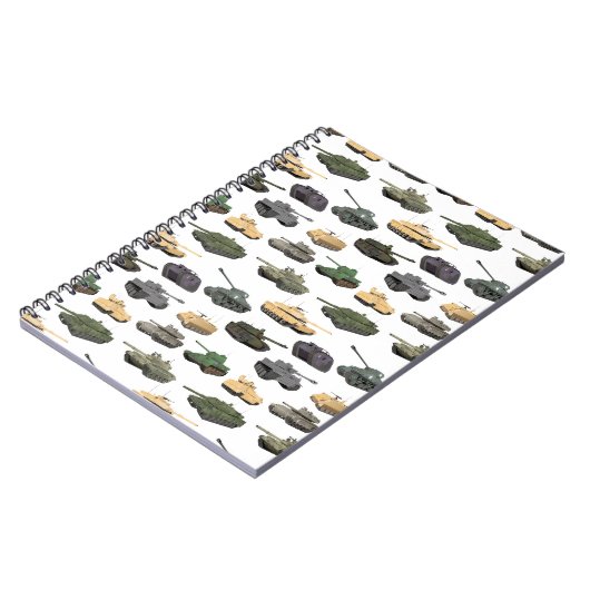 Meerdere gevechtstanks notitieboek (Linkerzijde)