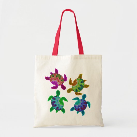 Meerdere geverfde draaimolens tote bag (Voorkant)