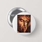 MEERDERE GEZICHTEN VAN JEZUS RONDE BUTTON 5,7 CM (Voorkant /achterkant)