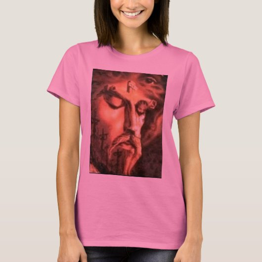 MEERDERE GEZICHTEN VAN JEZUS T-SHIRT (Voorkant)