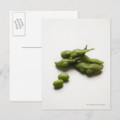 Meerdere groene Edamame bonen met erwtenpeul gebro Briefkaart (Voorkant / Achterkant)