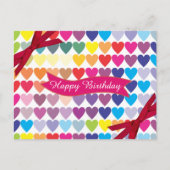 Meerdere harten briefkaart (Voorkant)