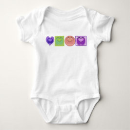 Meerdere harten en kleuren romper