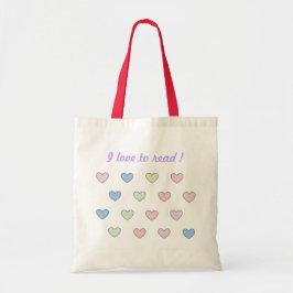 Meerdere harten kleine canvas tas