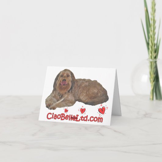 Meerdere Hondenrassen Puppy Love Kaart (Achterkant)