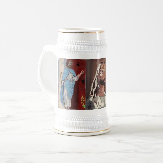 MEERDERE JEZUS AFBEELDINGEN BIERPUL (Voorkant links)