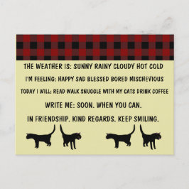 MEERDERE KEUZE CAT-BRIEFKAARTEN VOOR BUSPERSOON BRIEFKAART