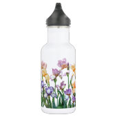 Meerdere Kleur Irissen / Bloementuin  Waterfles (Rechts)