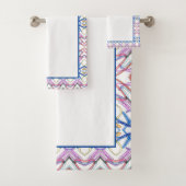 Meerdere kleuren en moderne bad handdoek (Insitu)