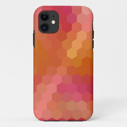 Meerdere kleuren Hexagon Naadloos patroon 2 Case-Mate iPhone Case (Achterkant)