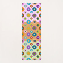 Meerdere kleurige yoga Matt funky boho dubbelzijdi