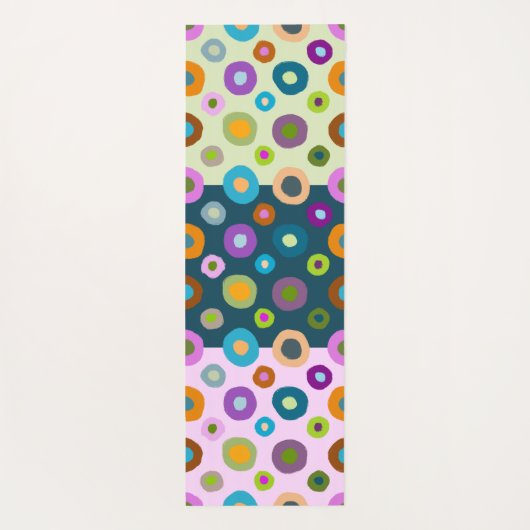 Meerdere kleurige yoga Matt funky boho dubbelzijdi Yogamat (Achterkant)