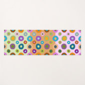 Meerdere kleurige yoga Matt funky boho dubbelzijdi Yogamat (Voorkant (horizontaal))