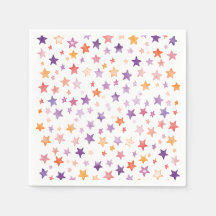 Meerdere kleurrijke sterren: Verjaardagsfeestserve