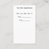 Meerdere lokatie-kaarten voor bedrijven en aanstel visitekaartje (Achterkant)