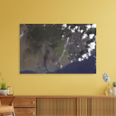 Meerdere loodsen blazen naar het zuidzuidzuidweste canvas afdruk (Insitu (Woonkamer))