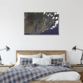 Meerdere loodsen blazen naar het zuidzuidzuidweste canvas afdruk (Insitu (Slaapkamer))