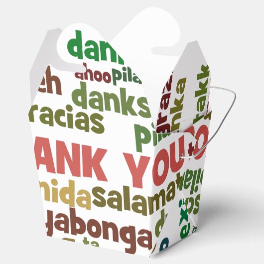 Meerdere manieren om je in veel talen te bedanken bedankdoosjes (Geopend)