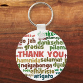 Meerdere manieren om je in veel talen te bedanken sleutelhanger (Voorkant)