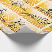 Meerdere Muzieknoten Cadeaupapier