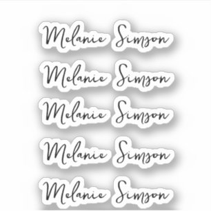 Meerdere naamstickers Terug naar School stickers