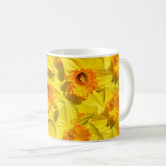 Meerdere narcissen Gouden Medaille bloemen Koffiemok (Voorkant rechts)