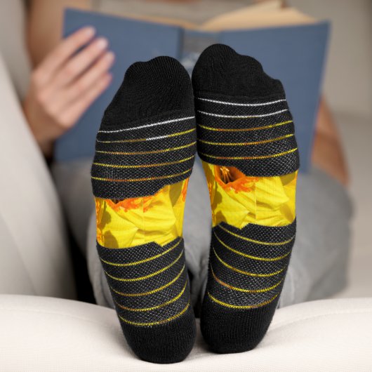 Meerdere narcissen Gouden Medaille bloemen Sokken (Onderkant)