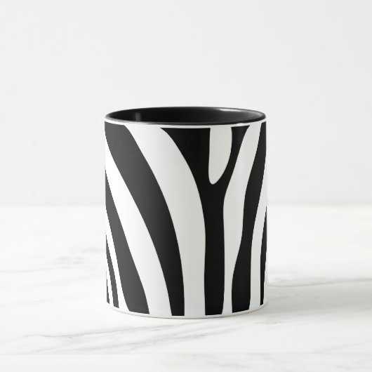 Meerdere objecten met Zebra-patroon Mok (Midden)