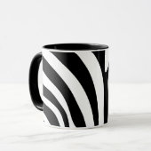 Meerdere objecten met Zebra-patroon Mok (Voorkant links)