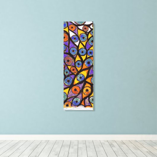 Meerdere ogen op Canvas (Insitu (Houten vloer))