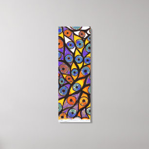 Meerdere ogen op Canvas Afdruk