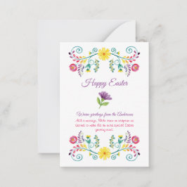 Meerdere Pasen Kaarten 100 FOTO VOLK BLOEMEN Budge