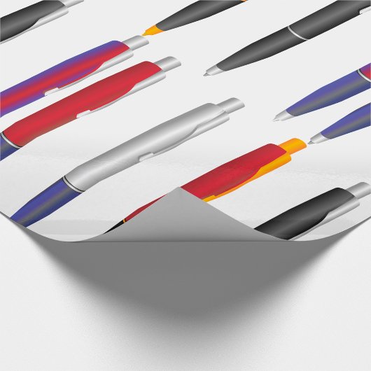 Meerdere pennen cadeaupapier