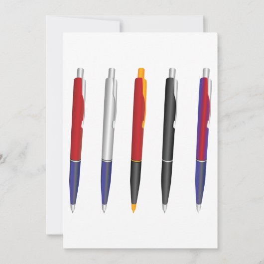 Meerdere pennen kaart (Voorkant)