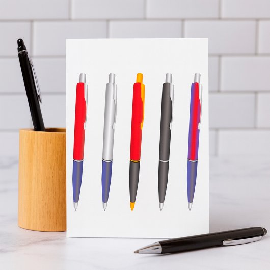 Meerdere pennen kaart