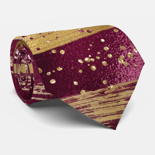 Meerdere penseelstreken en -penseelstreken stropdas (Opgerold)