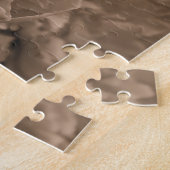 Meerdere pioenen in sepia legpuzzel (Zijkant)