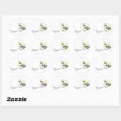(meerdere producten geselecteerd )Queen Bee Ronde Sticker (Vel)