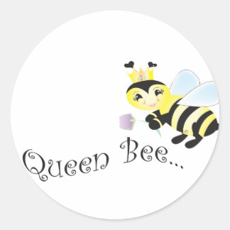 (meerdere producten geselecteerd )Queen Bee Ronde Sticker