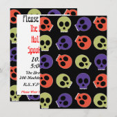 Meerdere schedels kaart (Voorkant / Achterkant)