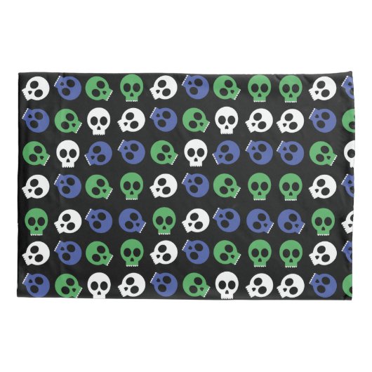 Meerdere schedels kussensloop (Achterkant)