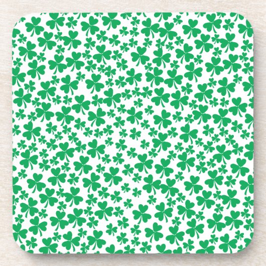 Meerdere Shamrocks Drankjes Onderzetter (Voorkant)