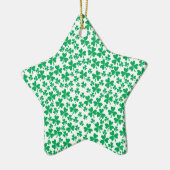 Meerdere Shamrocks Keramisch Ornament (Links)
