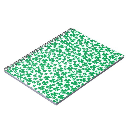 Meerdere Shamrocks Notitieboek (Linkerzijde)