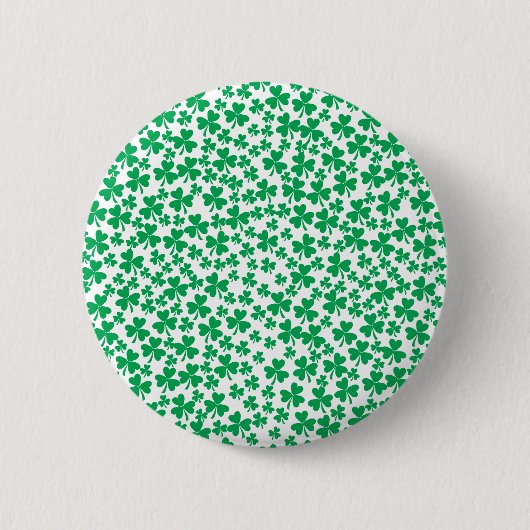 Meerdere Shamrocks Ronde Button 5,7 Cm (Voorkant)