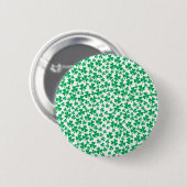 Meerdere Shamrocks Ronde Button 5,7 Cm (Voorkant /achterkant)