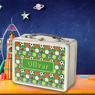 Meerdere sportballen gepersonaliseerde naam