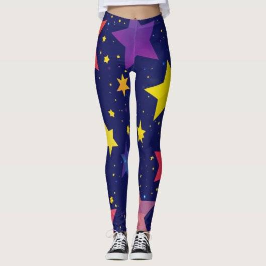 Meerdere sterren leggings (Voorkant)