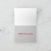 Meerdere talen Hartelijk dank voor uw kaart (Binnen)