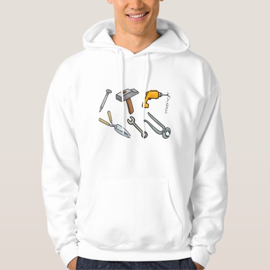Meerdere tools hoodie (Voorkant)